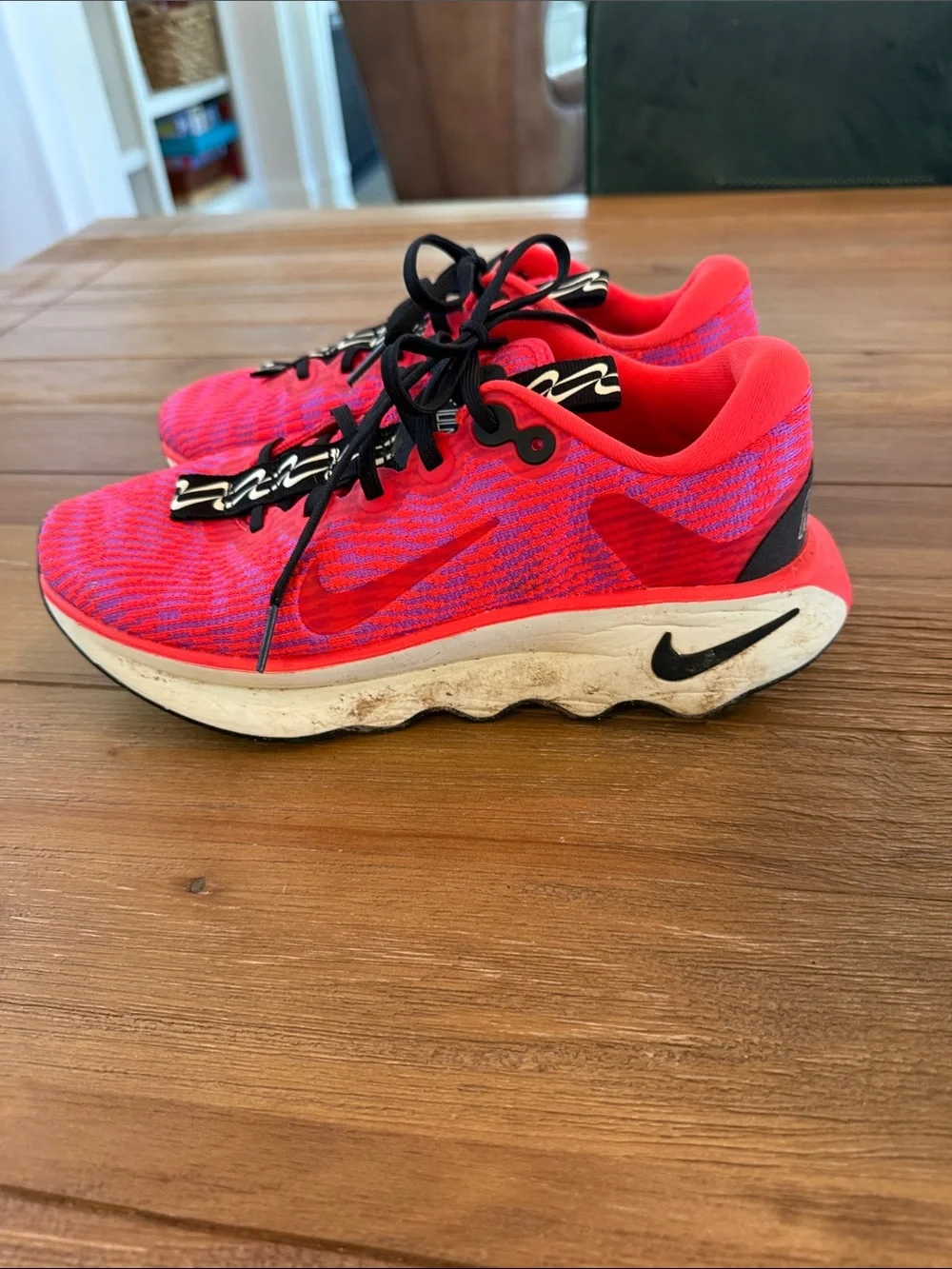 Nike Women's Running Shoes in Bright Pink and Purple Knit size 8